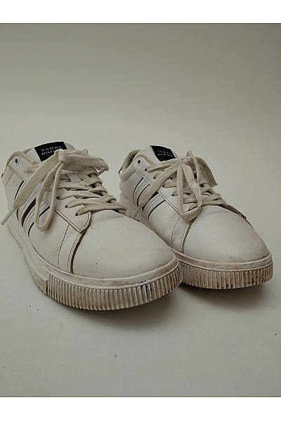 TOMMY HILFIGER Pánské tenisky Essential Court Sneaker Stripes Bílé Vel. EU 43 | TOMMY HILFIGER | obrázek 2