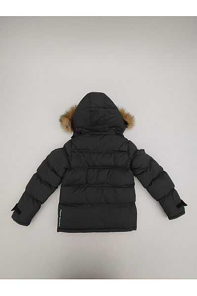 Geographical Norway Černá chlapecká outdoorová zimní bunda s kapucí | Geographical Norway | obrázek 8