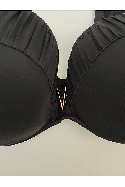 LISCA Černá push-up bardotka s ozdobnými ramínky Vel. EU 42C | LISCA | obrázek 4