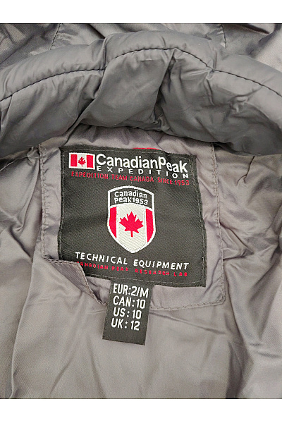 Canadian-peak Dámská černá prošívaná zimní bunda s kapucí Velikost EU 2 | canadian-peak | obrázek 9