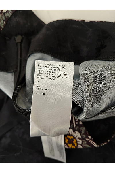 DESIGUAL Černé široké kalhoty Palazzo boho letní Velikost EU 36 | DESIGUAL | obrázek 5