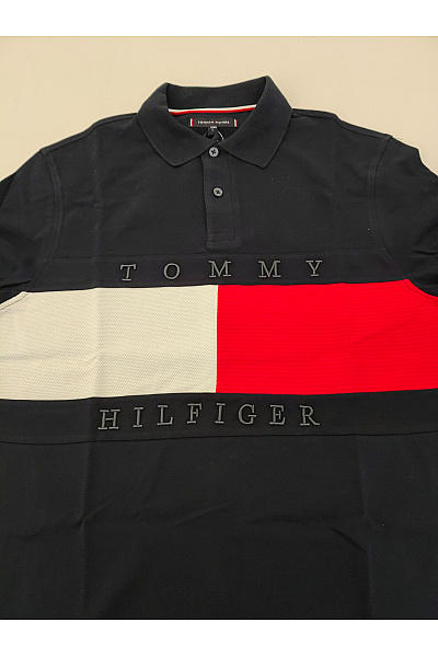 TOMMY HILFIGER Pánské bavlněné tričko s dlouhým rukávem a límečkem Vel. S | TOMMY HILFIGER | obrázek 5