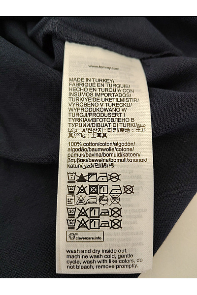 TOMMY HILFIGER Pánské bavlněné tričko s dlouhým rukávem a límečkem Vel. S | TOMMY HILFIGER | obrázek 7
