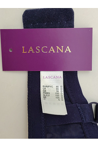 Lasca Modrá hladká krajková kosticová podprsenka Velikost EU 85 D | Lasca | obrázek 8