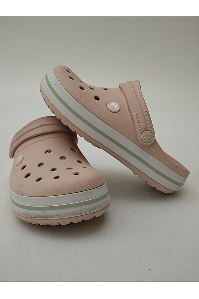Crocs Dětské růžové nazouváky na platformě | crocs | obrázek 4