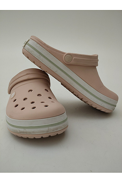 Crocs Dětské růžové nazouváky na platformě | crocs | obrázek 5