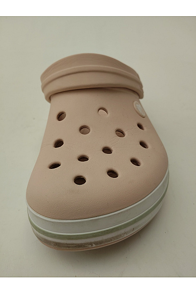 Crocs Dětské růžové nazouváky na platformě | crocs | obrázek 6