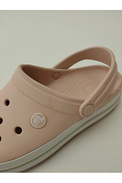 Crocs Dětské růžové nazouváky na platformě | crocs | obrázek 7