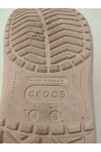 Crocs Dětské růžové nazouváky na platformě | crocs | obrázek 8