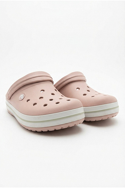 Crocs Dětské Růžové Nazouváky Na Platformě
