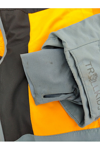 TROLLKIDS Chlapecká outdoorová bunda modro-černo-oranžová Vel. 140 | TROLLKIDS | obrázek 11