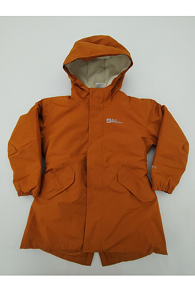 Jack Wolfskin Dětská oranžová outdoorová zimní bunda Vel. 116 | Jack Wolfskin | obrázek 2