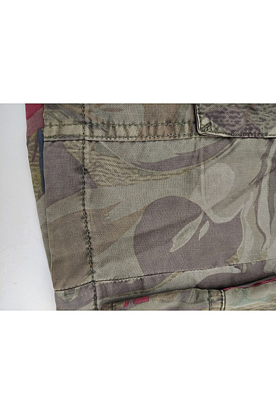 DESIGUAL Dámská khaki košilová bunda s páskem lyocellová Vel. EU 42 | DESIGUAL | obrázek 3