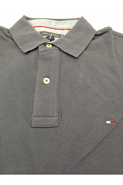 TOMMY HILFIGER Pánské bavlněné polo tričko s krátkým rukávem černé Vel. L | TOMMY HILFIGER | obrázek 5