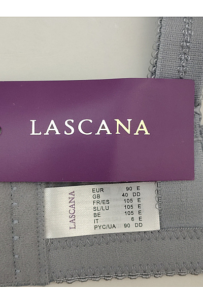 Lasca Šedá krajková kosticová podprsenka s měkkými košíčky Velikost EU 90 E | Lasca | obrázek 8