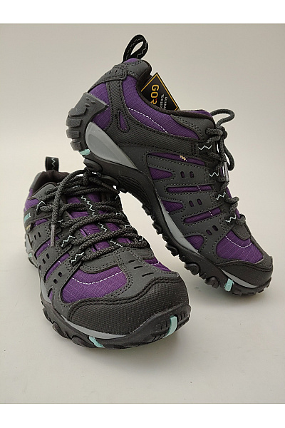 MERRELL Fialové dámské outdoorové boty gore-tex šněrovací turistické Velikost 40 | MERRELL | obrázek 5