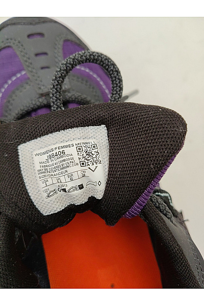 MERRELL Fialové dámské outdoorové boty gore-tex šněrovací turistické Velikost 40 | MERRELL | obrázek 9