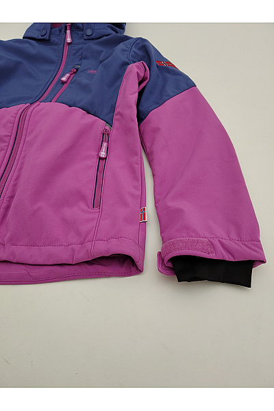 TROLLKIDS Dívčí softshellová outdoor bunda fialová Velikost 140 | TROLLKIDS | obrázek 4