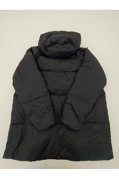 4F Pánská černá prošívaná zimní puffer bunda s kapucí Vel. M | 4F  | obrázek 8
