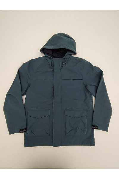 Derbe Zelená Pánská Parka S Kapucí Jarní Podzimní Outdoorová Bunda Vel. M