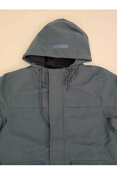Derbe Zelená pánská parka s kapucí jarní podzimní outdoorová bunda Vel. M | Derbe | obrázek 2