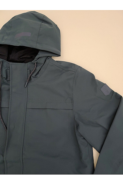 Derbe Zelená pánská parka s kapucí jarní podzimní outdoorová bunda Vel. M | Derbe | obrázek 4