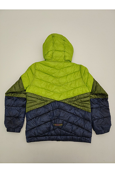 ALPINE PRO Chlapecká prošívaná outdoorová bunda khaki zelená Vel. 140/146 | ALPINE PRO | obrázek 5