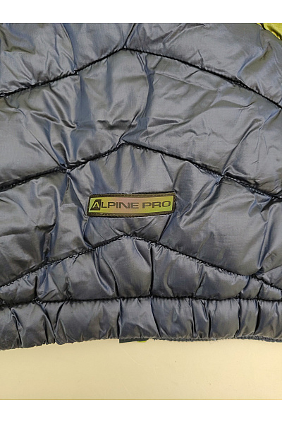 ALPINE PRO Chlapecká prošívaná outdoorová bunda khaki zelená Vel. 140/146 | ALPINE PRO | obrázek 6