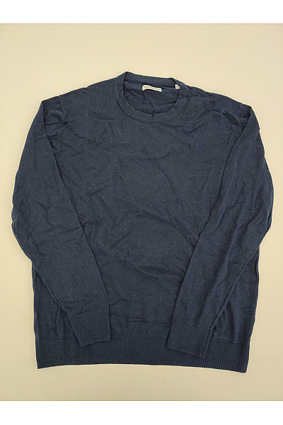 JACK & JONES Pánský bavlněný pulovr basic modrý Vel. XL | JACK & JONES | obrázek 2