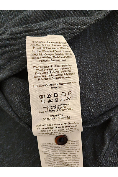 JACK & JONES Pánské bavlněné tričko s dlouhým rukávem a knoflíky henley černé Vel. EU L | JACK & JONES | obrázek 5