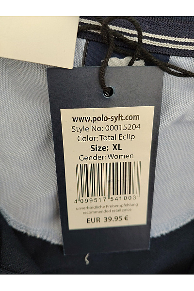Polo Sylt Dámské bavlněné tričko s krátkým rukávem a výšivkou Velikost XL | Polo Sylt | obrázek 7