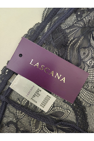 Lasca Černé luxusní krajkové kalhotky tanga Vel. EU 48/50 | Lasca | obrázek 8