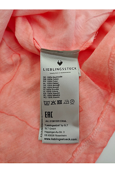 Bio cotton Růžové bavlněné tričko s krátkým rukávem a nápisem Velikost S | bio cotton | obrázek 7