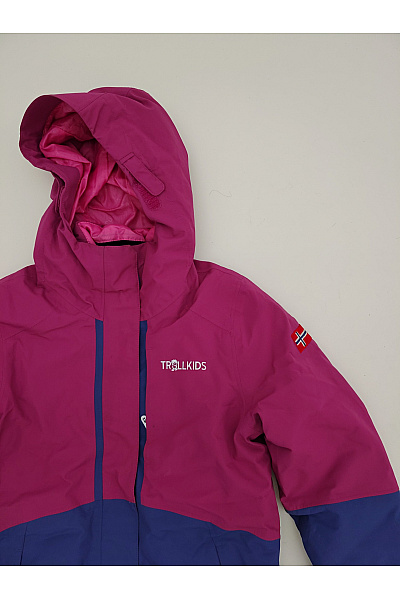 TROLLKIDS Dívčí outdoorová bunda fialovo-modrá Velikost EU 140 | TROLLKIDS | obrázek 3