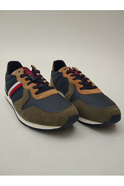 TOMMY HILFIGER Pánské tenisky Runner Evo Colorama Mix Khaki | TOMMY HILFIGER | obrázek 2