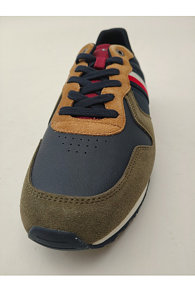 TOMMY HILFIGER Pánské tenisky Runner Evo Colorama Mix Khaki | TOMMY HILFIGER | obrázek 6