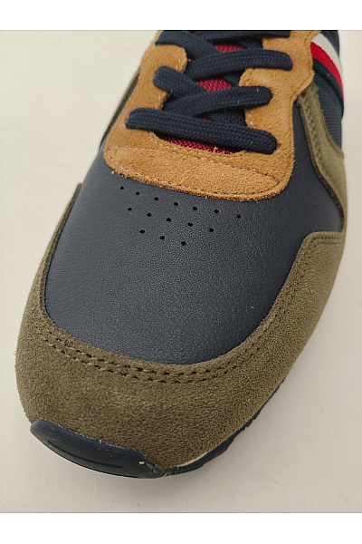TOMMY HILFIGER Pánské tenisky Runner Evo Colorama Mix Khaki | TOMMY HILFIGER | obrázek 8
