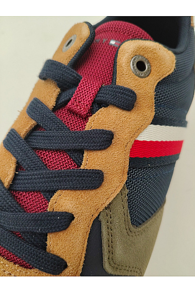 TOMMY HILFIGER Pánské tenisky Runner Evo Colorama Mix Khaki | TOMMY HILFIGER | obrázek 9