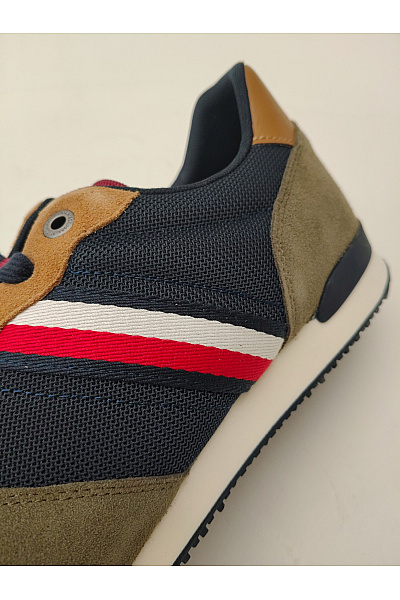 TOMMY HILFIGER Pánské tenisky Runner Evo Colorama Mix Khaki | TOMMY HILFIGER | obrázek 10
