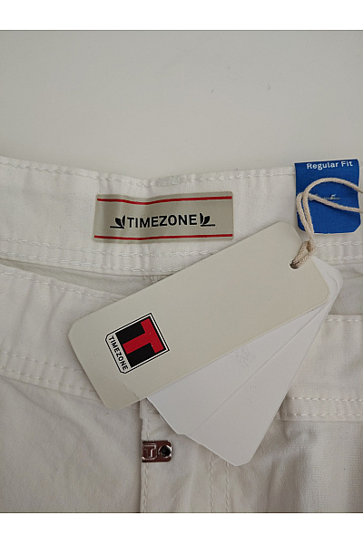 TIMEZONE Bílé bavlněné bermudy s kapsami Vel. 30 | TIMEZONE | obrázek 6