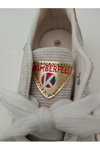 Kimberfeel Béžové dámské espadrilky na platformě šněrovací letní volnočasové Vel. EU 39 | Kimberfeel | obrázek 8