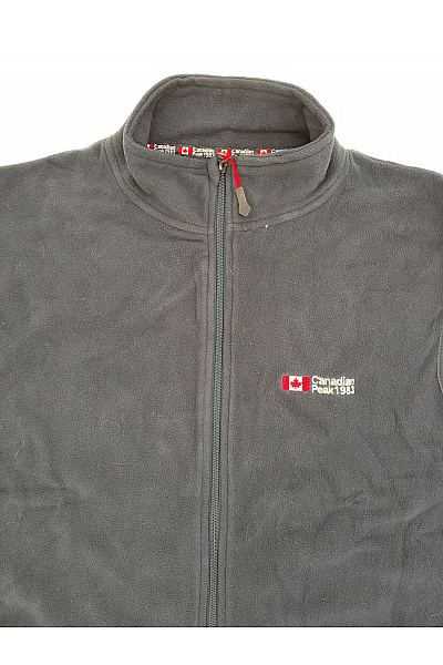 Canadian-peak Černá fleecová vesta se zapínáním Velikost US XL | canadian-peak | obrázek 4