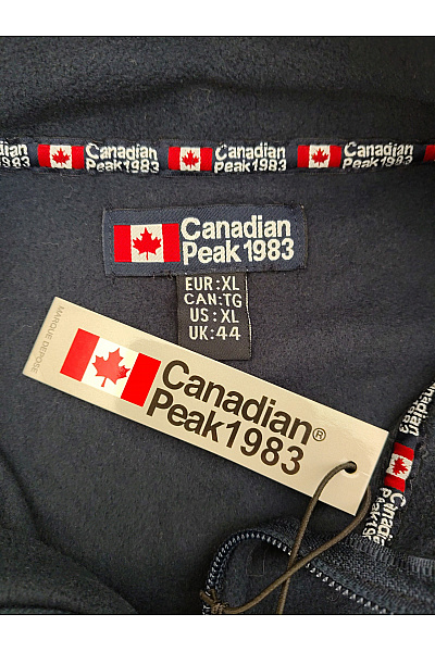 Canadian-peak Černá fleecová vesta se zapínáním Velikost US XL | canadian-peak | obrázek 6