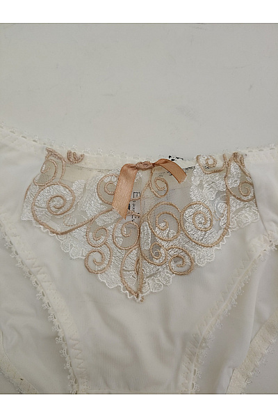 Elie pour Elle Bílé luxusní krajkové kalhotky Vel. EU M | Elie pour Elle | obrázek 3