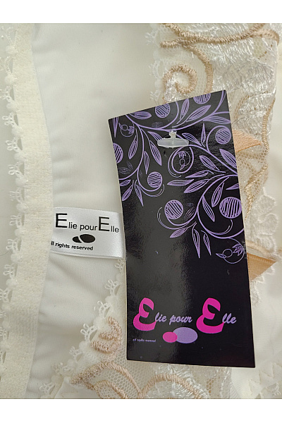 Elie pour Elle Bílé luxusní krajkové kalhotky Vel. EU M | Elie pour Elle | obrázek 8
