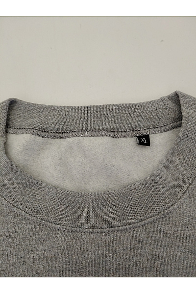 Šedá dámská mikina s dlouhým rukávem a potiskem ptáka Vel. XL | Unimoda | obrázek 4