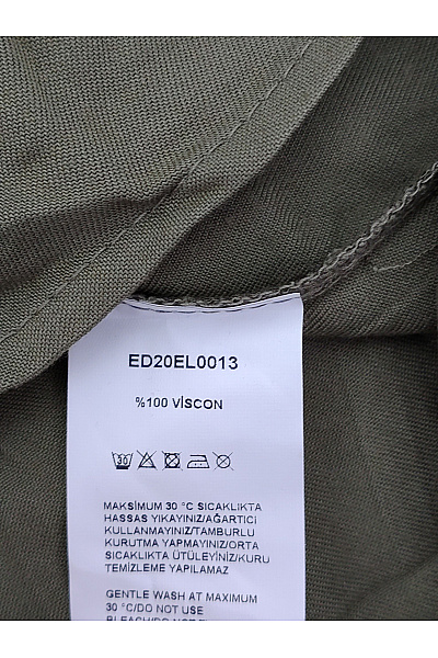 JIMMY SANDERS Khaki letní šaty bez rukávů volné jednoduché Velikost XL | JIMMY SANDERS | obrázek 4