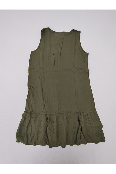 JIMMY SANDERS Khaki letní šaty bez rukávů volné jednoduché Velikost XL | JIMMY SANDERS | obrázek 8