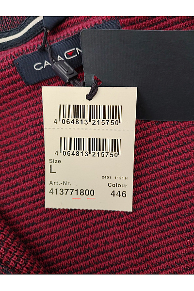 CASA MODA Pánský fialový pletený kardigan na zip se stojáčkem | CASA MODA | obrázek 7