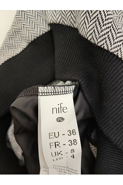 Nife Chlapecká černobílá bomber bunda se vzorem Velikost EU 36 | Nife | obrázek 7